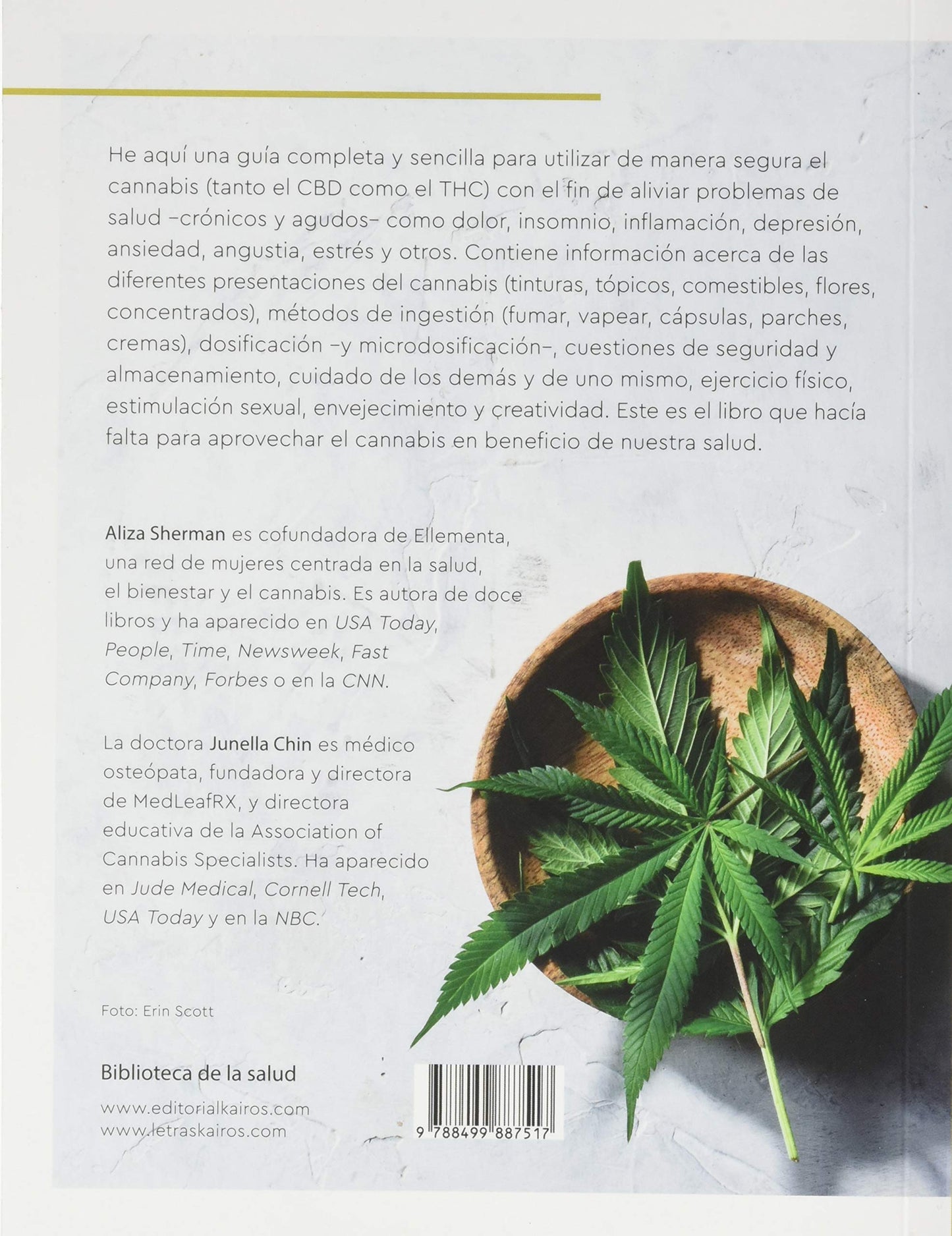 Libro: Cannabis y CBD; Para la salud y el bienestar